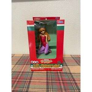 Sega Evangelion Asuka Langley HG Christmas Figure OS Red New 2002 Vintage